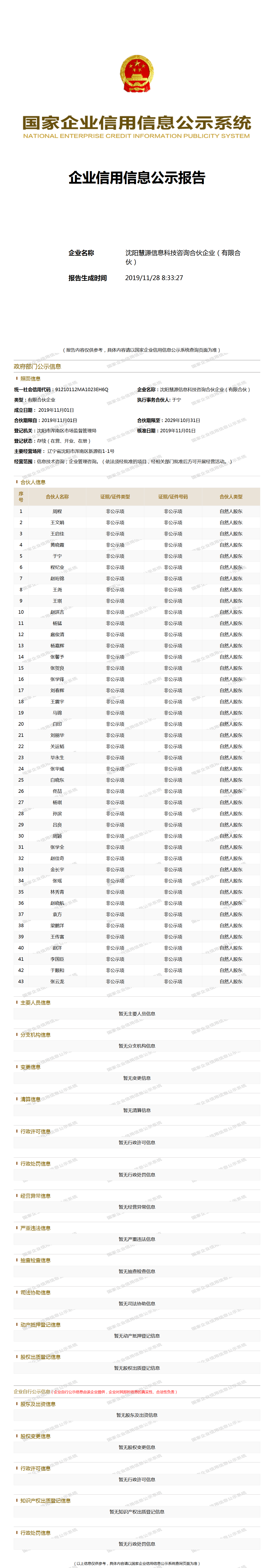 沈阳慧源信息科技咨询合伙企业