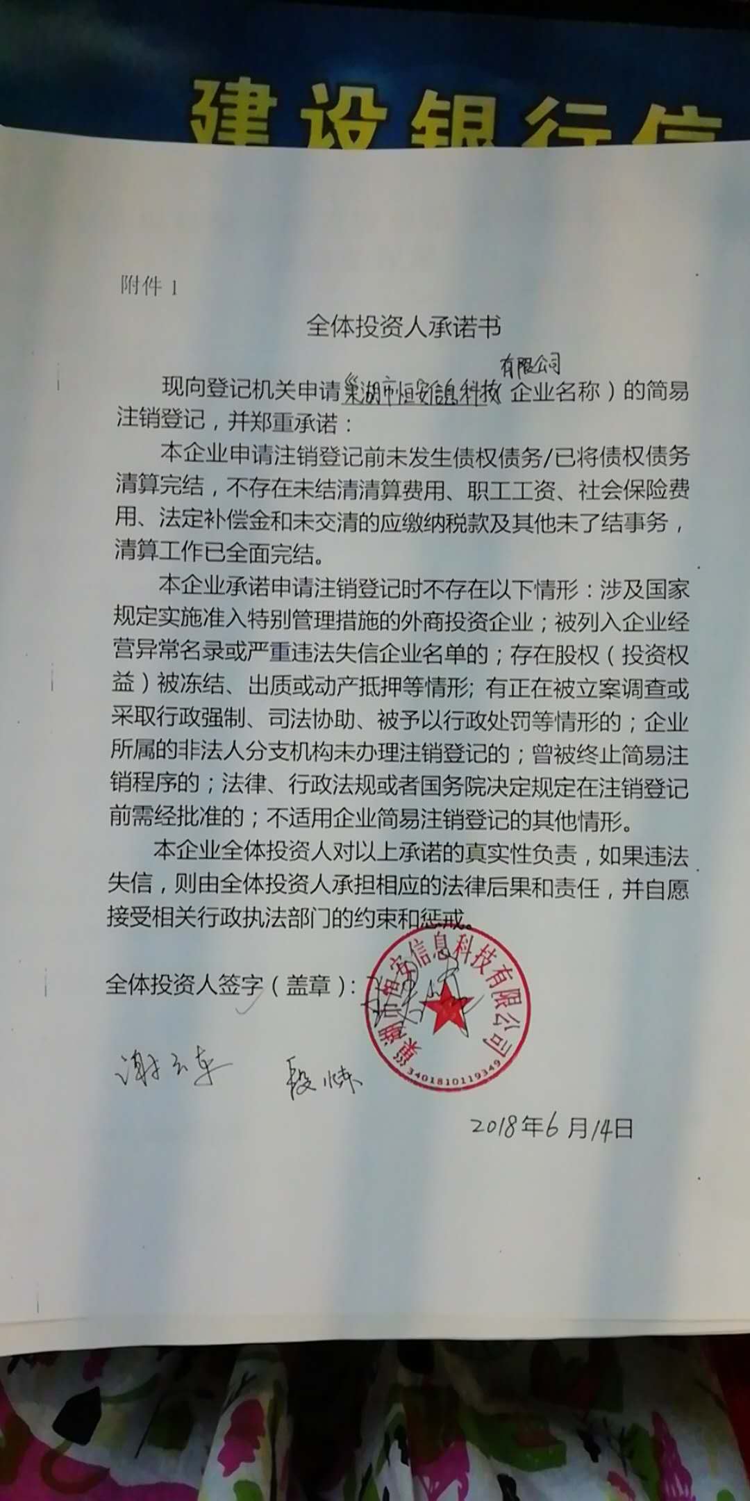 巢湖市恒安信息科技有限公司